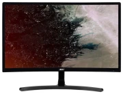 Acer ED242QRAbidpx, 23.6" Curved VA, Anti-Glare, FreeSync 144Hz, 4ms, 100M:1 DCR, 250 cd/m2, FullHD 1920x1080, DVI, HDMI, DisplayPort, Audio Out, Black