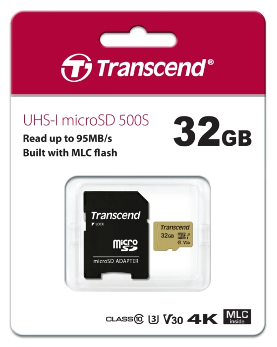 Transcend USD500S microSDHC 32GB