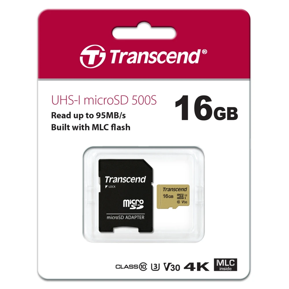 Transcend USD500S microSDHC 16GB