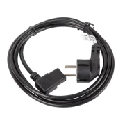 Lanberg CEE 7/7 -> IEC 320 C13 power cord 1.8m angled right VDE, black