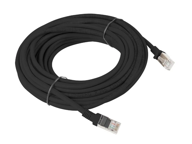 Lanberg LAN кабел CAT.5E Black - 10m