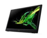 Acer PM161Qbu 15.6" Wide IPS Portable (1920x1080) FHD, 7ms, 100M:1 ACM, 220cd/m2, USB Type-C, Ultra Slim Portable Design, Micro USB, BLACK