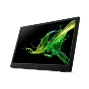 Acer PM161Qbu 15.6" Wide IPS Portable (1920x1080) FHD, 7ms, 100M:1 ACM, 220cd/m2, USB Type-C, Ultra Slim Portable Design, Micro USB, BLACK