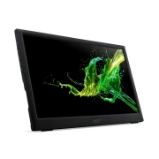 Acer PM161Qbu 15.6" Wide IPS Portable (1920x1080) FHD, 7ms, 100M:1 ACM, 220cd/m2, USB Type-C, Ultra Slim Portable Design, Micro USB, BLACK