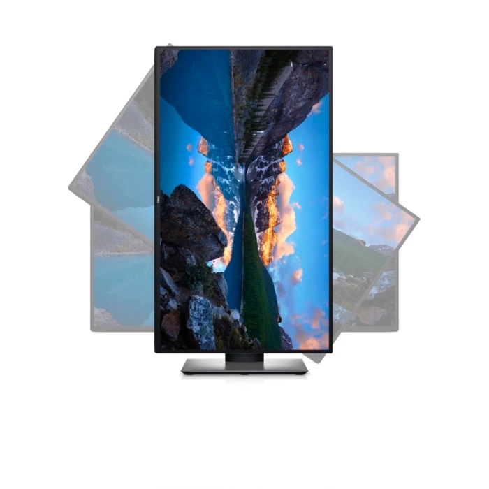 Dell U2720Q, 27" Wide LED Anti-Glare, IPS Panel, UltraSharp, 5ms, 1300:1, 350 cd/m2, 3840x2160 UltraHD 4K, 99% sRGB, HDMI, DP, USB 3.0, USB Type-C, Line out, Height Adjustable, Tilt, Pivot, Swivel, Black