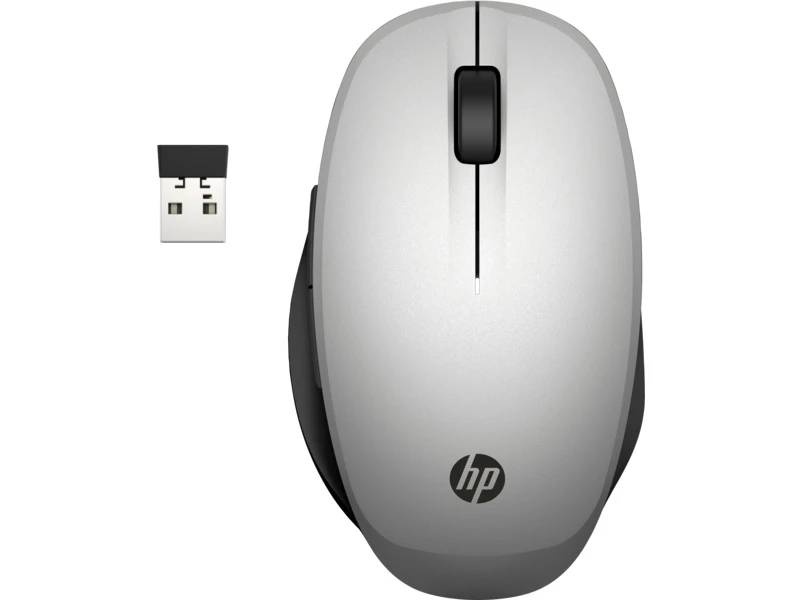 HP Dual Mode Silver WIFI Mouse 300