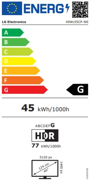 LG 49WL95CP-W 49" IPS 32:9 60Hz