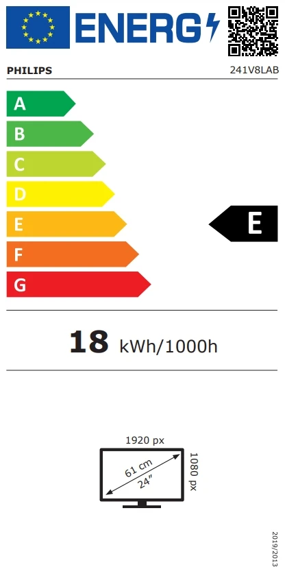 Philips 241V8LAB 23.8" VA 100Hz