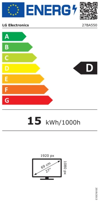 LG 27BA550-B 27" IPS 100Hz