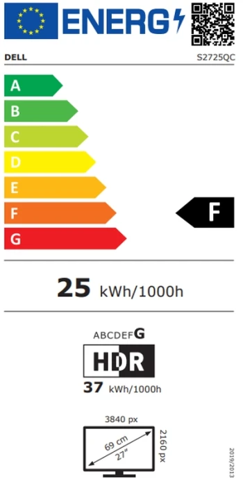 Dell S2725QC 27" IPS 4K 120Hz
