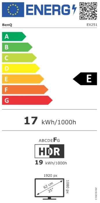 BenQ MOBIUZ EX251 24.5" IPS 220Hz