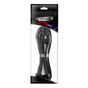 CableMod PRO ModMesh RT-Series 12VHPWR към 3x8Pin PCI-E кабел - 60cm за ASUS/Seasonic захранвания, Black/White