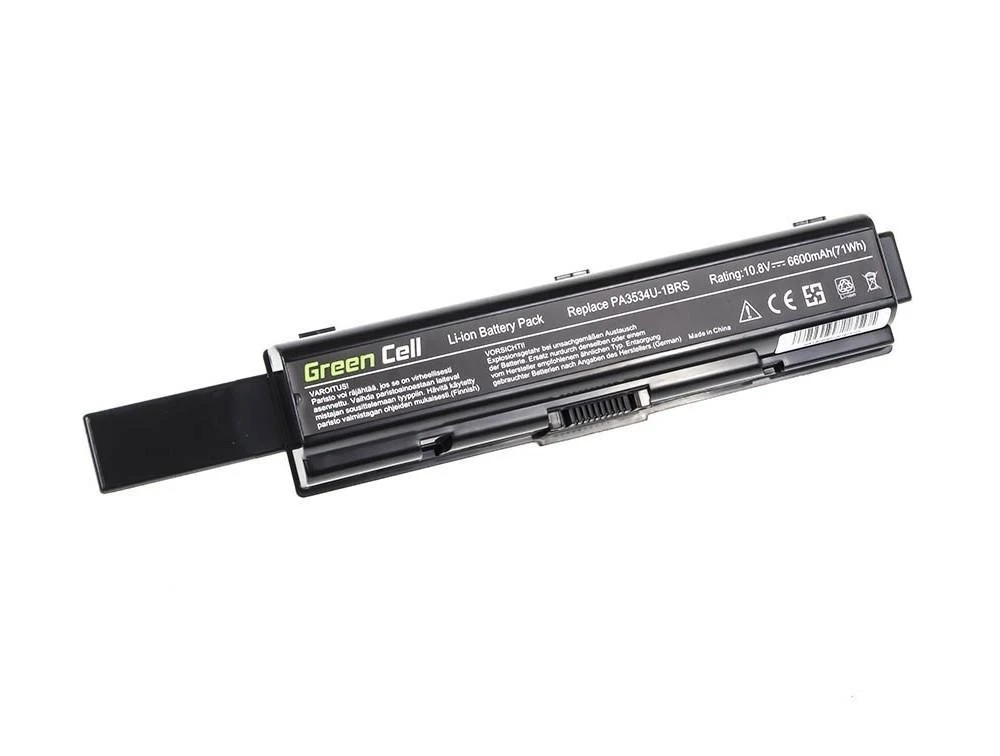 Батерия  за лаптоп GREEN CELL Toshiba Satellite A200 A300 A500 L200 L300 L500 PA3534U, 10.8V, 6600mAh