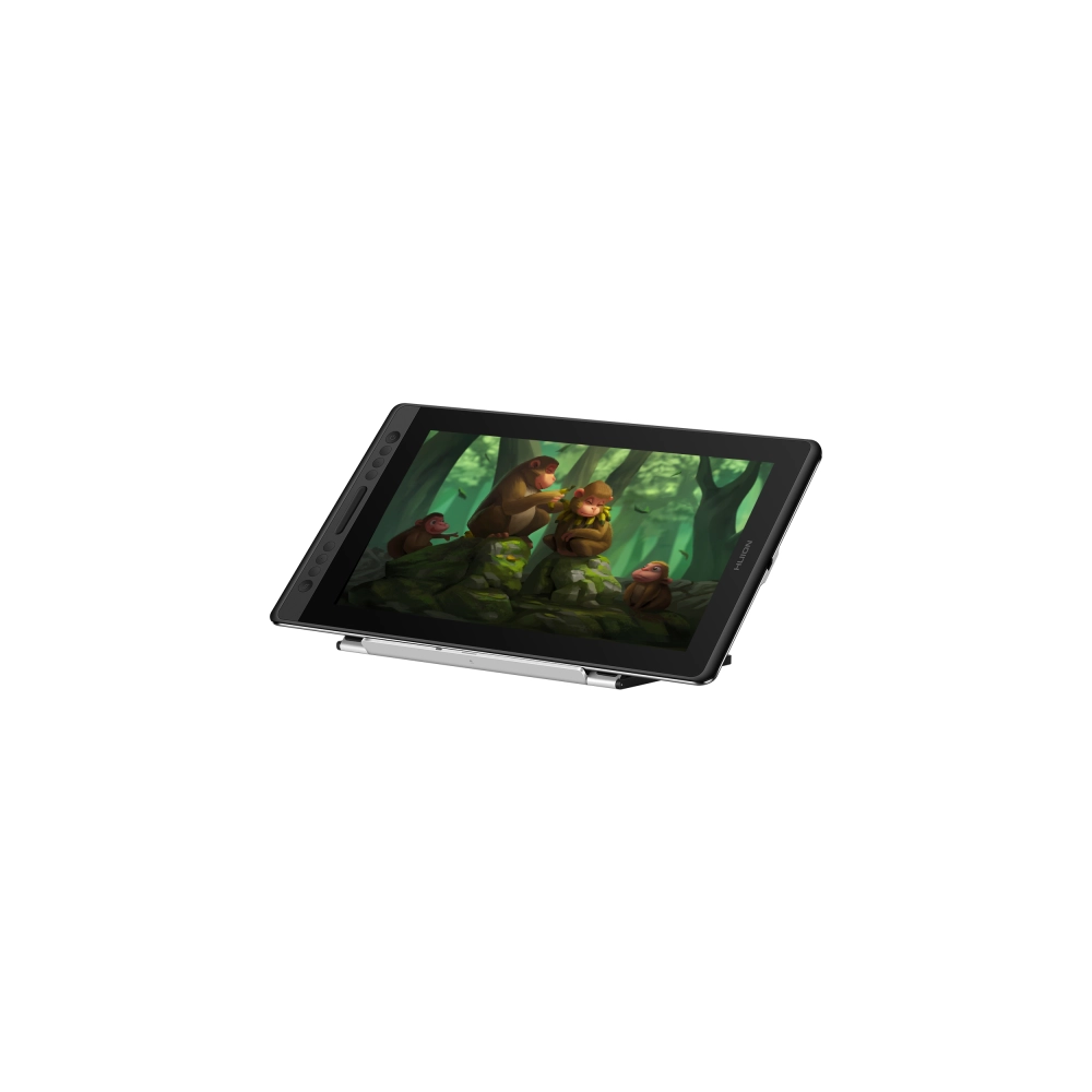 Графичен дисплей таблет HUION Kamvas Pro 16 Premium, USB-C, Черен/Сребрист