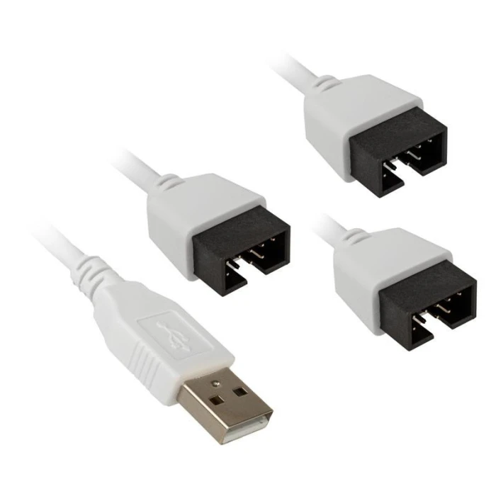 USB Хъб Lian Li PW-U2TPAB USB 1 към 3 Hub - White
