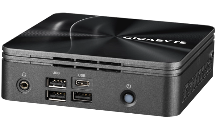 Настолен компютър Gigabyte Brix BRRR3-4300, AMD Ryzen 3 4300U, 2 x SO-DIMM DDR4, M.2 SSD, USB Type-C™, WiFi 6 +BT, black