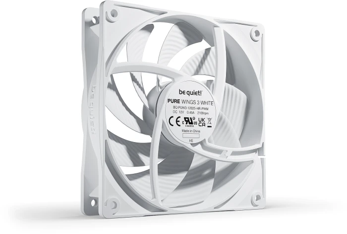 be quiet! Pure Wings 3 120mm high-speed White