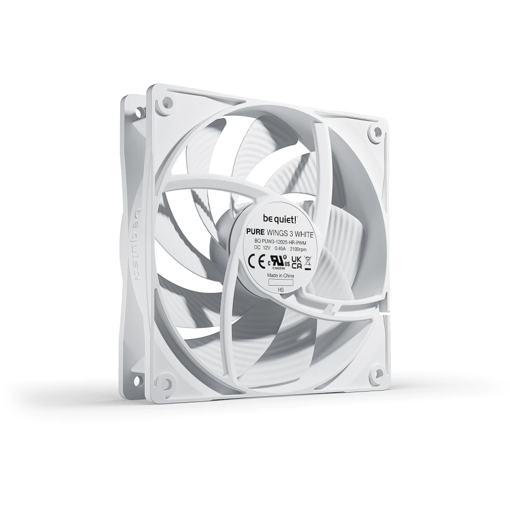 be quiet! Pure Wings 3 120mm high-speed White