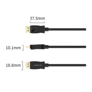 Orico Кабел Cable - Display Port v1.2 DP M / M Black 4K 3m - XD-DTDP4-30-BK