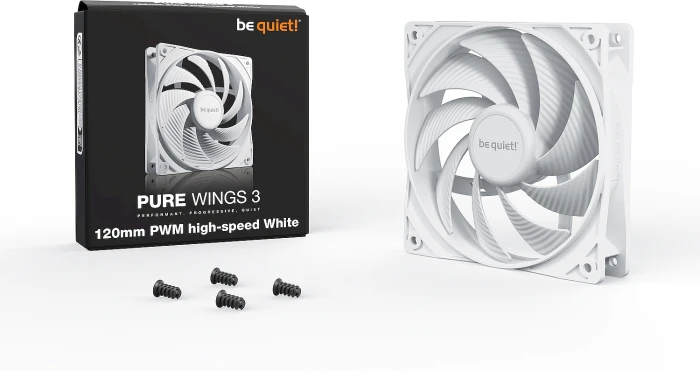 be quiet! Pure Wings 3 120mm high-speed White