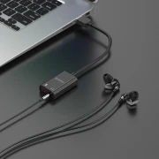 Orico външна звукова карта USB Sound card - Headphones, Mic, Black - SKT2-BK