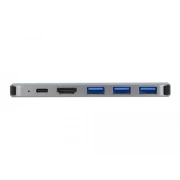 Докинг станция Delock За MacBook, HDMI 4K, USB-A, USB-C, PD, Сив