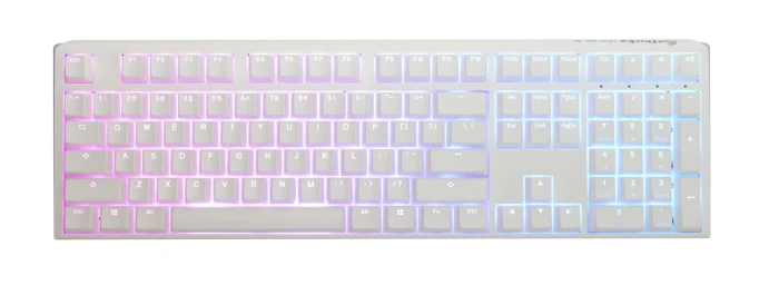 Ducky One 3 Pure White Full Size Hotswap Cherry MX Clear