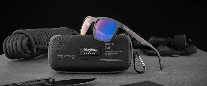 Комплект GUNNAR x Call of Duty Alpha Edition - Onyx/Infrared - Amber - Очила + калъф