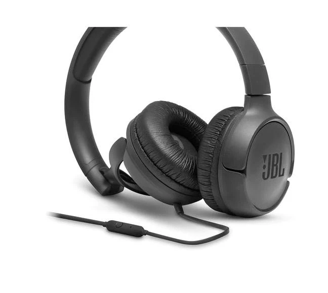 Слушалки on-ear JBL T500, Черен