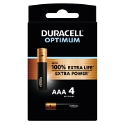 Алкална батерия DURACELL OPTIMUM MX2400 LR03 AAA /4 бр. в блистер/ 1.5V