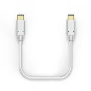 Кабел за зареждане/данни Hama, USB Type-C - USB Type-C, 1.0 m, бял