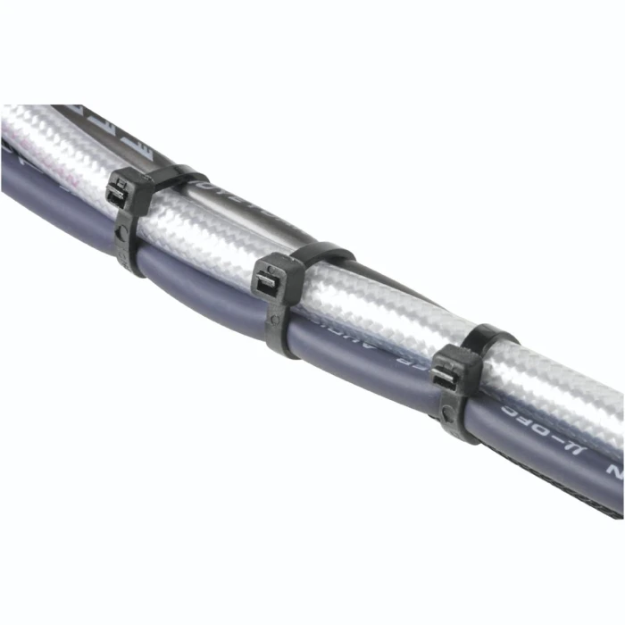 Кабелни връзки черни, 150 броя, 100/150/200 mm