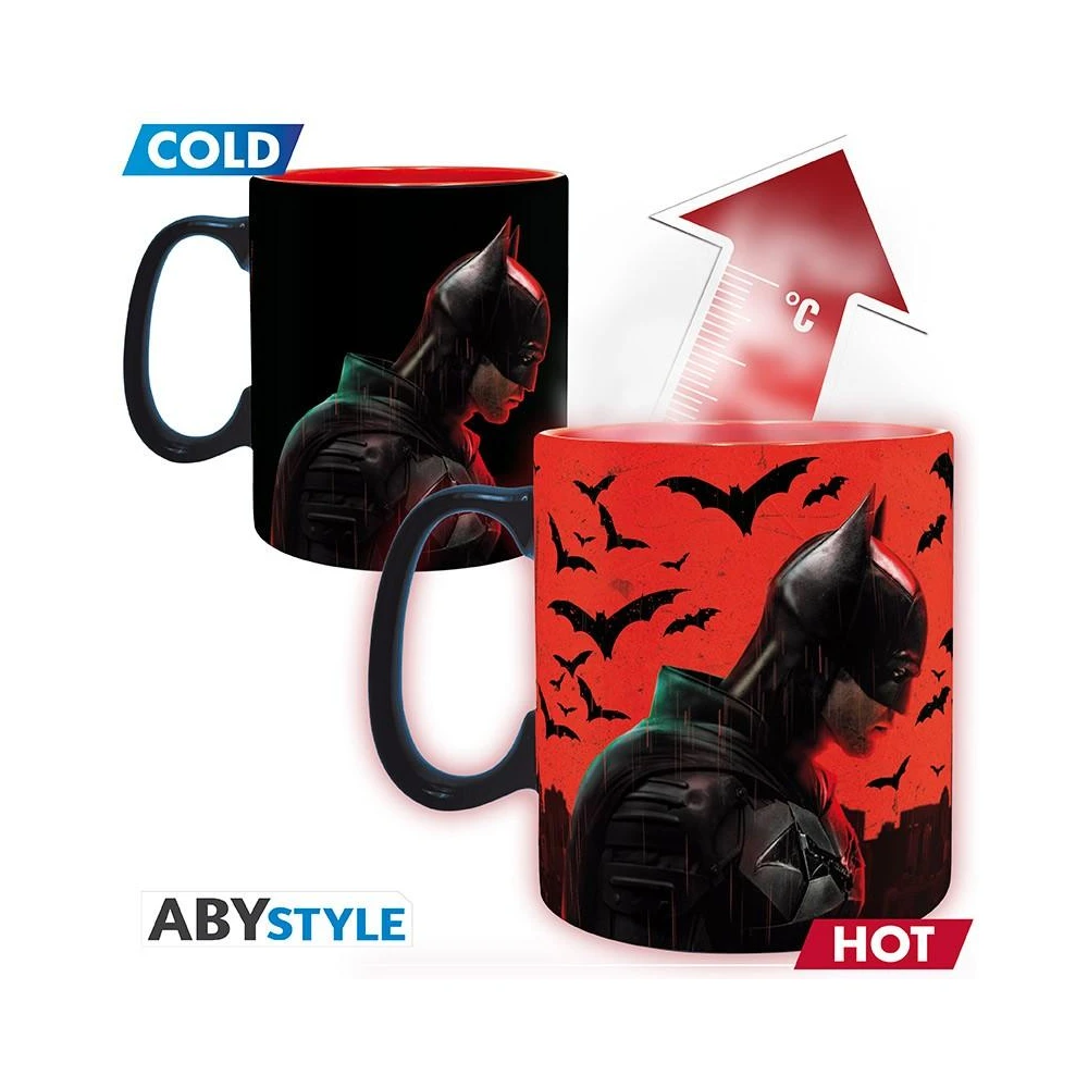 Чаша ABYSTYLE DC COMICS Mug Heat Change The Batman, Сменящ се цвят, King size, Черен