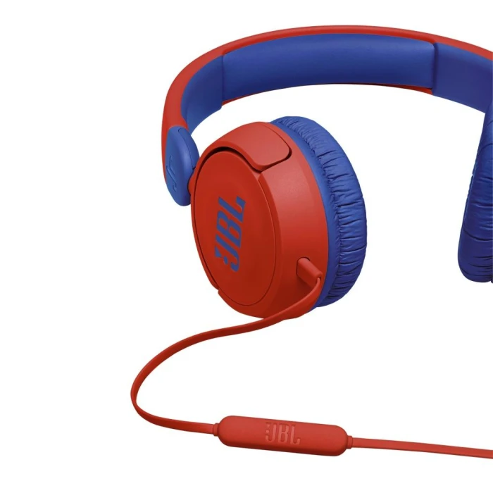 Слушалки за деца JBL JR310, Червен