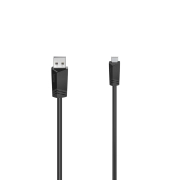 Кабел HAMA USB-A мъжко - USB-B mini мъжко, 1.5 м