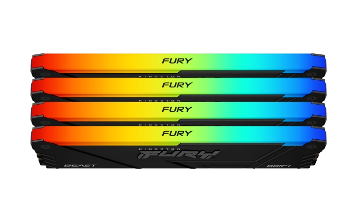Kingston FURY Beast Black RGB 32GB (4x8GB) DDR4 3600MHz CL17