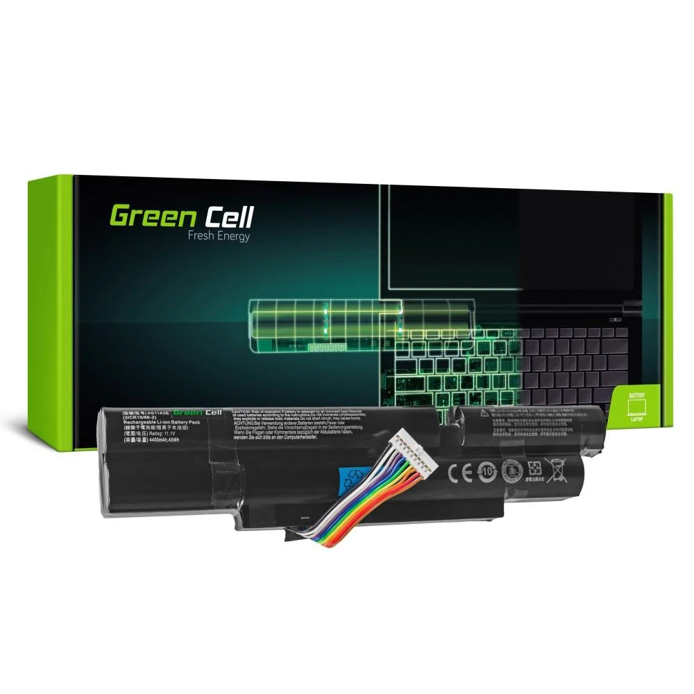 Батерия  за лаптоп GREEN CELL, Acer Aspire 3830T 4830T 4830TG 5830 5830T 5830TG AS11A3E, 11.1V, 4400mAh