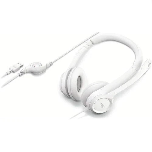 Logitech H390 USB Бял