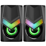 Marvo тонколони Gaming Speakers 2.0 6W Rainbow backlight - MARVO-SG-118