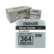 Бутонна батерия сребърна MAXELL SR-621SW /364/AG1/