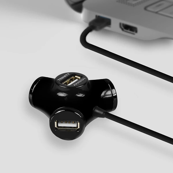 AXAGON HUE-X3B USB TRINITY hub