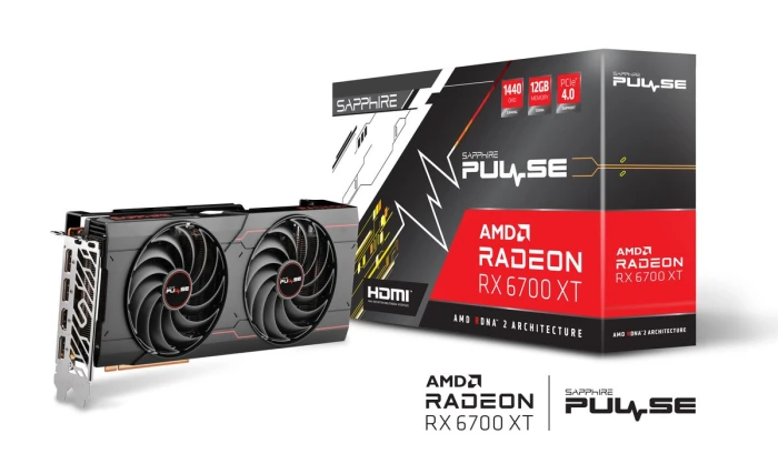 SAPPHIRE PULSE RADEON RX 6700 XT 12GB |BULK|