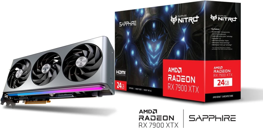 SAPPHIRE NITRO+ AMD Radeon RX 7900 XTX Vapor-X 24GB