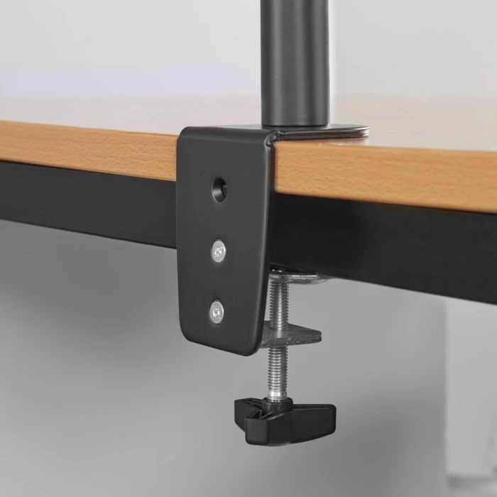 Стойка за монитор за бюро HAMA Регулируема, 13" - 32", 10 кг, Swivel/Tilt, Черен