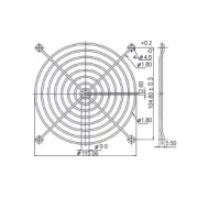 Evercool Решетка за вентилатор Fan Grill Metal - 120mm