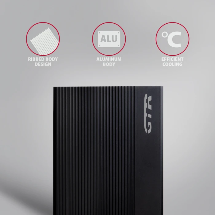 AXAGON EE35-GTR USB-C RIBBED 3.5"