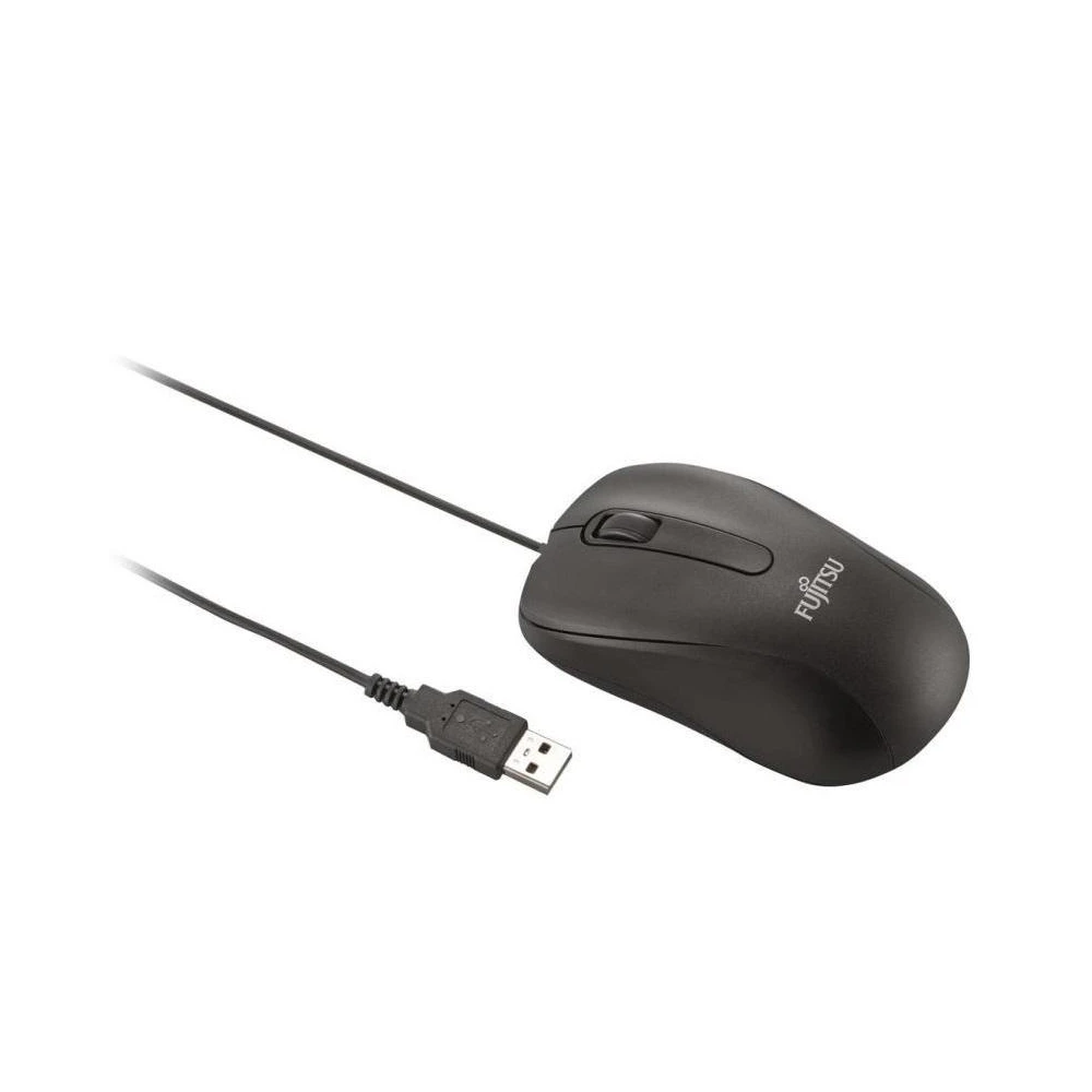 Оптична мишка FUJITSU M520, 1000dpi,  USB, Черна