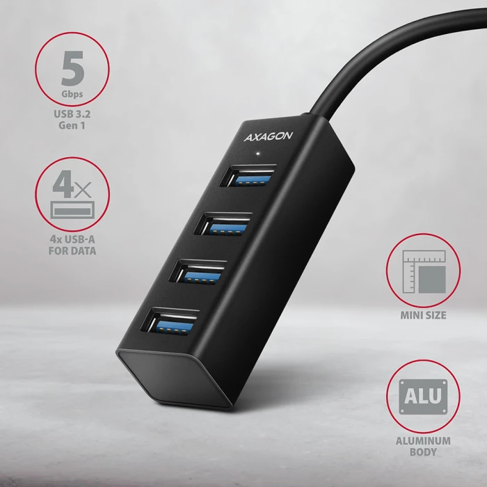 AXAGON HUE-M1C USB-C MINI hub