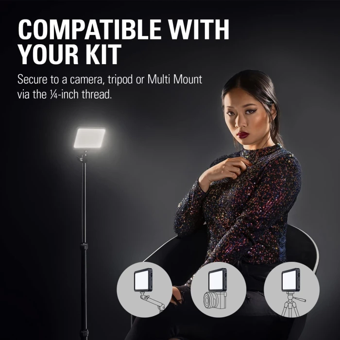 Осветление за стрийм Elgato Key Light Mini, Черна