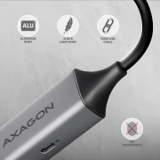 AXAGON ADE-TXPD USB-C + PD 100W